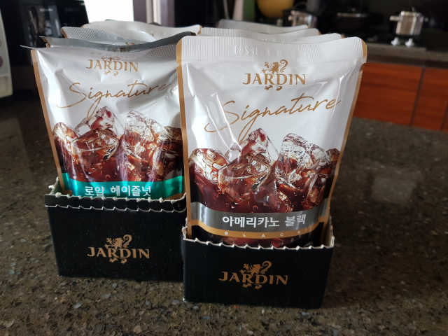 쟈뎅 시그니처 블랙, 헤이즐넛 230ml 리뷰 사진