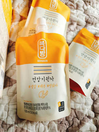 자연원 복다방 2종 100ml 10포씩 — 5점을 준 리뷰어가 2018년 12월 올린 사용 사진