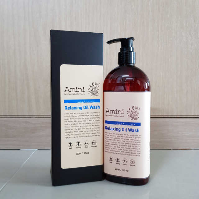 릴렉싱 오일워시 대용량 400ml 리뷰 사진