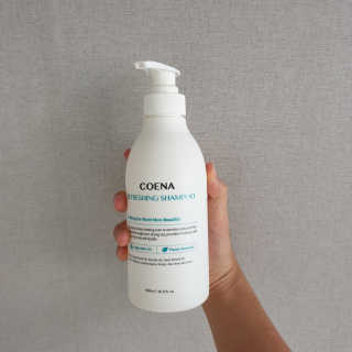 코에나샴푸 500ml — 4점을 준 리뷰어가 2019년 8월 올린 사용 사진