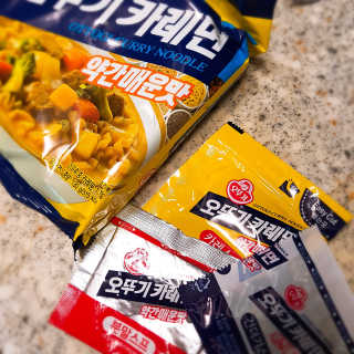 오뚜기카레면 2차 모집 — 5점을 준 리뷰어가 2019년 2월 올린 사용 사진