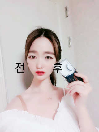피카소 속눈썹 접착제 2종 + 아이미속눈썹 2종 — 5점을 준 리뷰어가 2019년 9월 올린 사용 사진