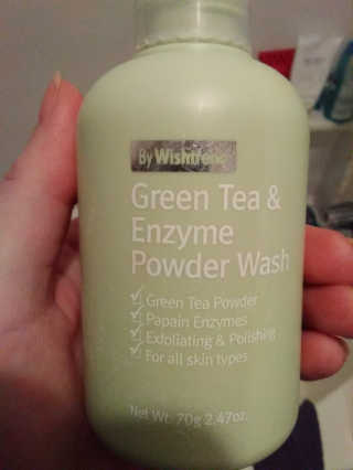 바이 위시트랜드 Green Tea Powder Wash — 5점을 준 리뷰어가 2018년 1월 올린 사용 사진