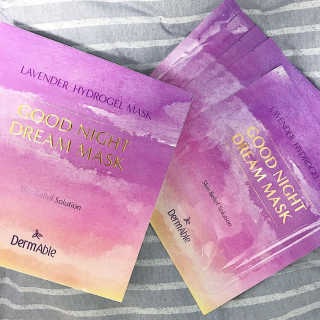 더메이블 라벤더 스킨 릴리프 하이드로겔 마스크 — 5점을 준 리뷰어가 2018년 10월 올린 사용 사진