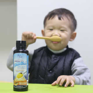 오메가-3스무디 [오메가스무디] 짜먹는 오메가3 DHA 임산부 어린이 — 4.67점을 준 리뷰어가 2018년 10월 올린 사용 사진