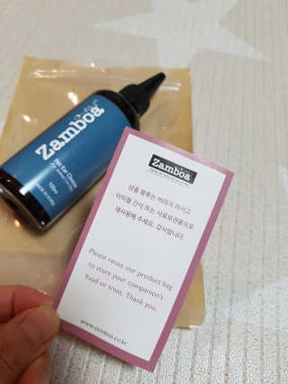 잠보아 펫 이어클리너 — 5점을 준 리뷰어가 2019년 9월 올린 사용 사진