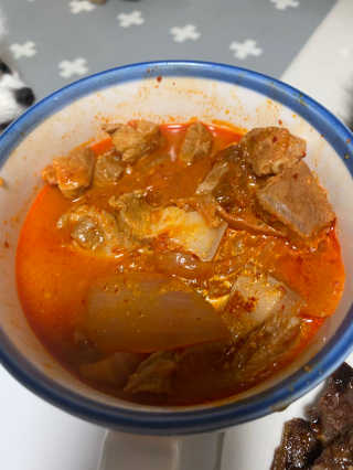 땡땡쿡 더실비김치찌개 2인분 710g 라면사리 포함 — 5점을 준 리뷰어가 2020년 2월 올린 사용 사진