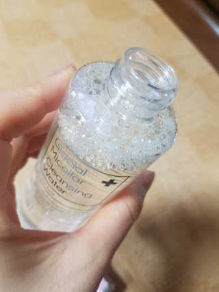 [더메디닥터] 글리셜 미셀라 클렌징 워터 — 3점을 준 리뷰어가 2019년 3월 올린 사용 사진