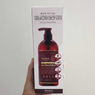 아미니 비노테라 오일워시 400ml 대용량 — 5점을 준 리뷰어가 2019년 9월 올린 사용 사진