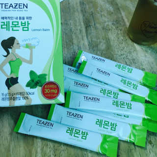 티젠 레몬밤 + 마이보틀 — 5점을 준 리뷰어가 2018년 7월 올린 사용 사진
