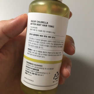 달리프 클로렐라 베러 루트 헤어토닉 100ml — 4점을 준 리뷰어가 2019년 9월 올린 사용 사진