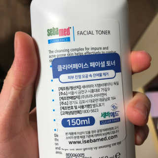 세바메드 클리어페이스 딥클렌징 페이셜 토너 — 5점을 준 리뷰어가 2020년 1월 올린 사용 사진