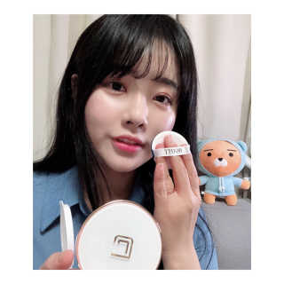 지고트 미네랄 UV 스네일 쿠션 리필포함 — 4점을 준 리뷰어가 2019년 1월 올린 사용 사진