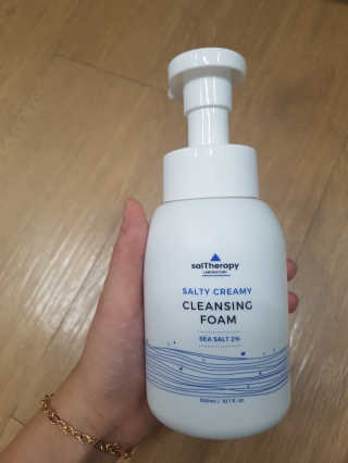 솔테라피 솔티 크리미 클렌징폼 300ml — 4점을 준 리뷰어가 2019년 4월 올린 사용 사진