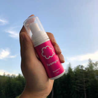 폼글 I foamgle [폼글] 거품가글 50ml 3종 - 민트, 라벤더, 라즈베리 — 5점을 준 리뷰어가 2019년 11월 올린 사용 사진