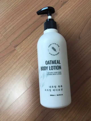 (주)에네스티 내추럴 촉촉  오트밀 바디로션 500ml — 5점을 준 리뷰어가 2020년 3월 올린 사용 사진