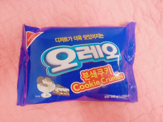 오레오 분쇄쿠키 — 3점을 준 리뷰어가 2016년 9월 올린 사용 사진