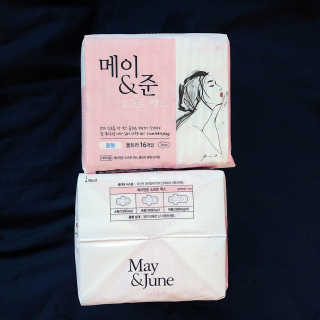 메이앤준 소프트맥스 생리대 — 5점을 준 리뷰어가 2019년 4월 올린 사용 사진