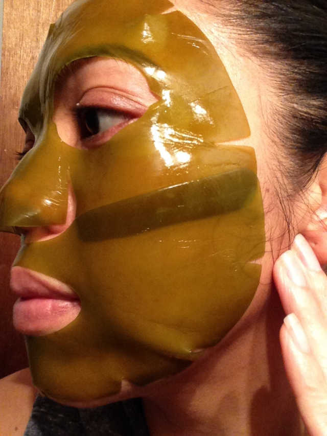 Real kelp facial mask 리뷰 사진