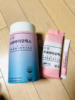 눈길 프로바이오틱스 눈길 콜라겐 프로바이오틱스 — 5점을 준 리뷰어가 2019년 11월 올린 사용 사진