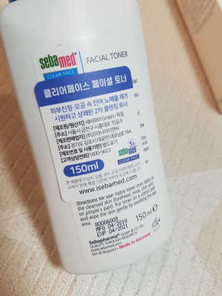 세바메드 클리어페이스 딥클렌징 페이셜 토너 — 4.5점을 준 리뷰어가 2020년 1월 올린 사용 사진