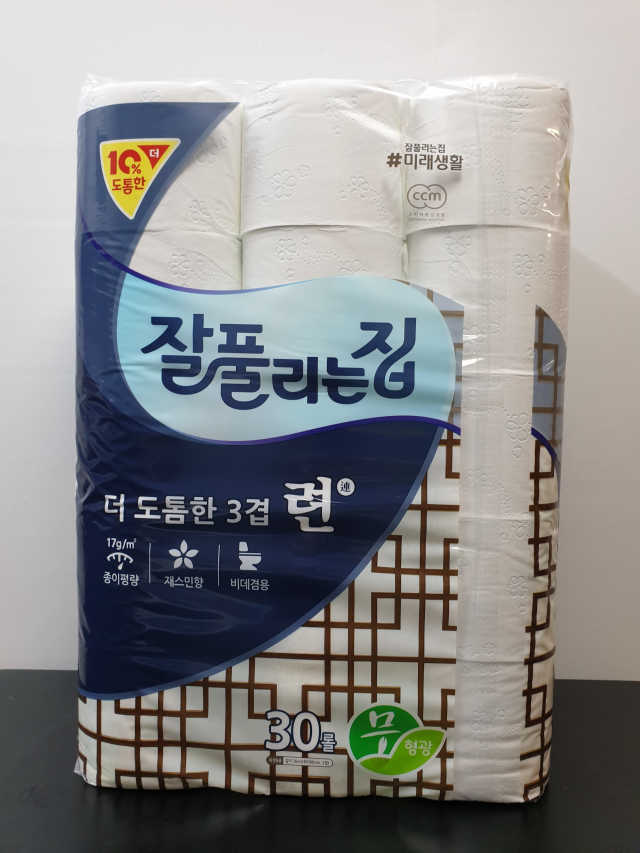잘풀리는집 더 도톰한 3겹 련 30R 리뷰 사진