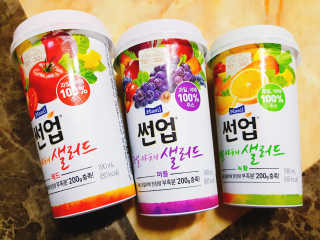 과일야채샐러드 썬업 과일야채 샐러드 3종 — 4.83점을 준 리뷰어가 2018년 7월 올린 사용 사진