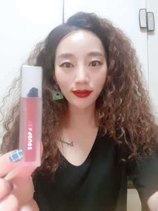 [블랙루즈] 에어 핏 벨벳 틴트4 1+1 — 4점을 준 리뷰어가 2019년 7월 올린 사용 사진