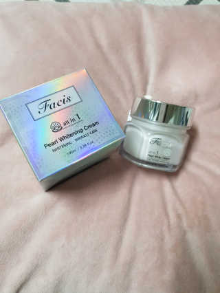 파시스 올인원 진주 화이트닝 크림 100ml — 3점을 준 리뷰어가 2019년 3월 올린 사용 사진