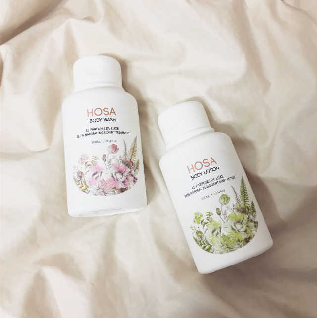 HOSA BODY WASH+BODY LOTION 리뷰 사진