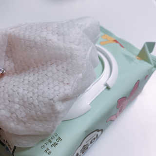 보솜이 아기물티슈 베이비케어 푸에디션 캡 74매 10입 — 5점을 준 리뷰어가 2019년 4월 올린 사용 사진
