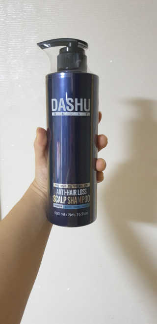 다슈코리아 다슈 데일리 단백질 한방 두피 골드 샴푸 500ml — 4점을 준 리뷰어가 2019년 9월 올린 사용 사진
