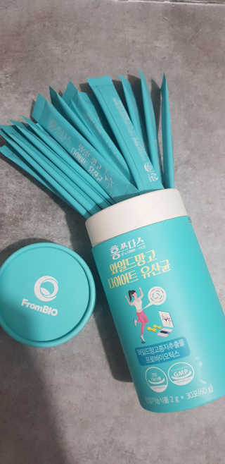 홍쓰다스 다이어트유산균, 체지방감소와 장건강개선 — 5점을 준 리뷰어가 2020년 2월 올린 사용 사진