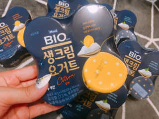 [매일 바이오] 생크림요거트 플레인 12개 + 유자 12개 — 5점을 준 리뷰어가 2019년 7월 올린 사용 사진