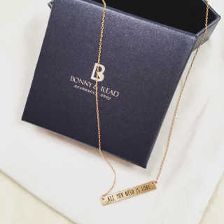 대만 BONNY & READ All You Need Is Love Necklace — 4점을 준 리뷰어가 2016년 9월 올린 사용 사진