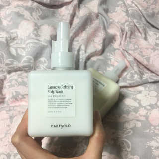 메리에코 산수유 릴렉싱 바디 워시+바디로션  세트 — 4.5점을 준 리뷰어가 2018년 12월 올린 사용 사진