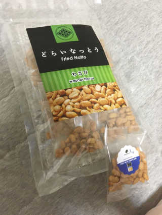 맛있는드라이낫또 프라이드낫또 와사비플레이버 — 4.17점을 준 리뷰어가 2018년 1월 올린 사용 사진