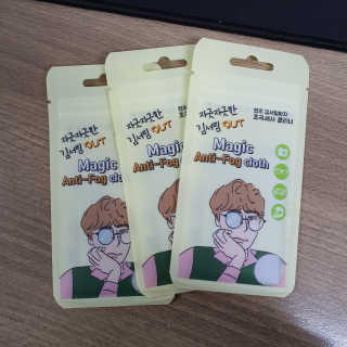 김서림방지 안경닦이 Magic Anti Fog Cloth 렌즈 김서림방지 클리너 — 4점을 준 리뷰어가 2019년 11월 올린 사용 사진
