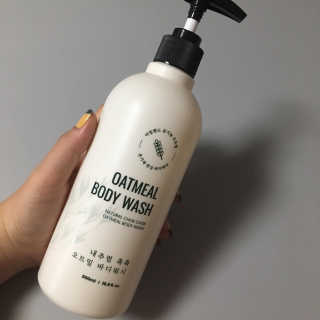 (주)에네스티 내추럴 촉촉  오트밀 바디워시 500ml — 5점을 준 리뷰어가 2019년 8월 올린 사용 사진