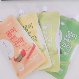 몸반곤 몸이반한 이중 곤약젤리 저칼로리4종_총8파우치 — 4.5점을 준 리뷰어가 2019년 3월 올린 사용 사진