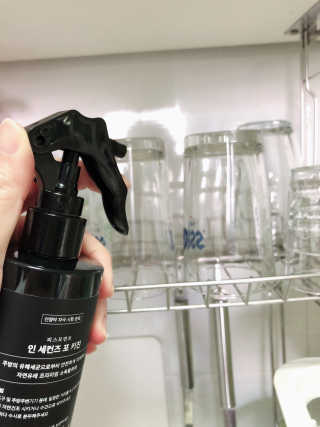 PEACE MOMENT 피스모먼트 인세컨즈포키친 320mL 천연살균소독제 — 5점을 준 리뷰어가 2018년 10월 올린 사용 사진