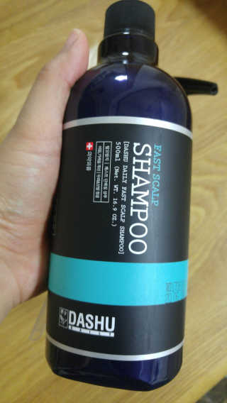 다슈코리아 다슈 데일리 패스트 한방 두피 샴푸 500ml — 4점을 준 리뷰어가 2017년 7월 올린 사용 사진