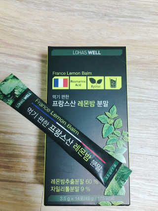 로하스웰 프랑스산 레몬밤 분말 — 5점을 준 리뷰어가 2018년 7월 올린 사용 사진