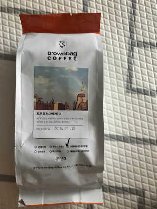 브라운백 커피 아이스 아메카노에 어울리는 원두 — 5점을 준 리뷰어가 2018년 9월 올린 사용 사진