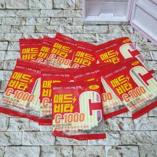 매드비타C 1000 — 4점을 준 리뷰어가 2019년 4월 올린 사용 사진