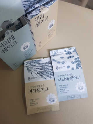 착한습관 귀리쉐이크와 서리태쉐이크 — 5점을 준 리뷰어가 2018년 8월 올린 사용 사진