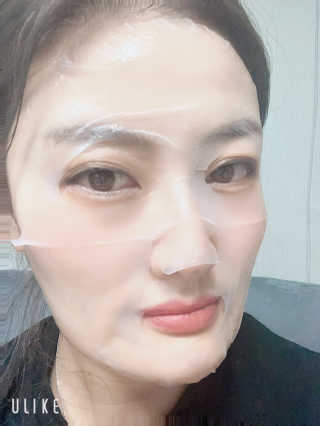 고보습에 화이트닝 아미모네 바다마스크팩 10매입 — 5점을 준 리뷰어가 2019년 12월 올린 사용 사진