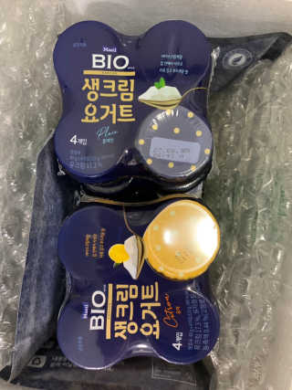 [매일 바이오] 생크림요거트 플레인 12개 + 유자 12개 — 5점을 준 리뷰어가 2019년 7월 올린 사용 사진