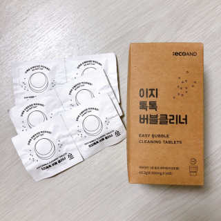 [에코앤드]이지톡톡 버블클리너 1종세척제 — 5점을 준 리뷰어가 2019년 6월 올린 사용 사진