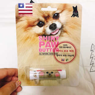 더블리스풀독 샤이니 포우 버터 0.15oz [천연 발바닥 보호제] — 4.5점을 준 리뷰어가 2018년 7월 올린 사용 사진